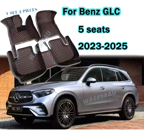 For Mercedes Benz GLC 5 seats 2023 2024 2025 Car Floor Mats , For GLC 300 350e Anti Dirty Durable Le