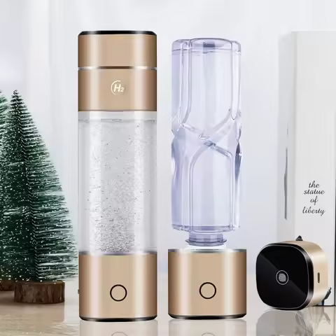 IHOOOH Intelligent Hydrogen Generator Water Bottle and Low Frequency 7.8Hz Hertz Resonance H2 water 