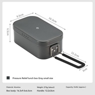 Campingmoon | CAMPINGMOON H-1609 Alumina Old-Fashioned Lunch Box Camping Picnic Multifunctional Port