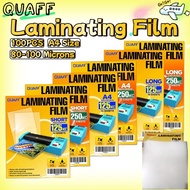 100 sheets per pack Lamination film A4, A3, ID sizes plastic lamination, thermoplastic sealing film