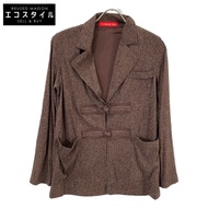 Vivienne Tam 25SS 米色仿皮牛仔夾克 38 碼 [二手]