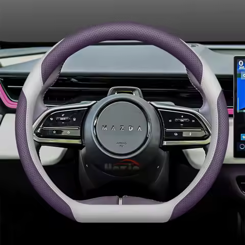 Leather Car Steering Wheel Cover for Mazda EZ6 2025 Accessories Mazda EZ 6