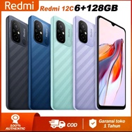 Redmi 12C ram 6 128gb layar 6.71inci Handphone second Original Garansi