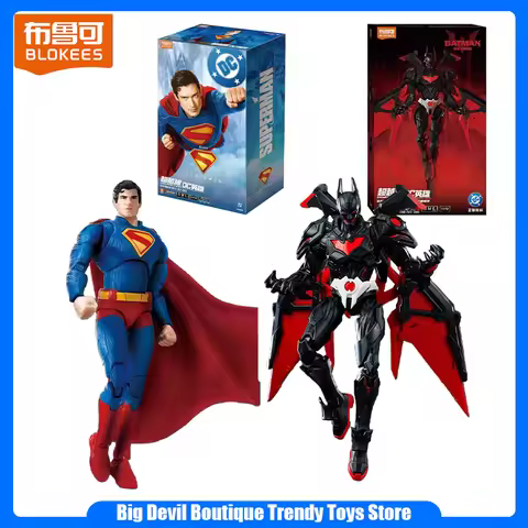 Original Blokees Hero Champion Class Series Superman 2025 Batman Beyond Action Figures Ornaments Col