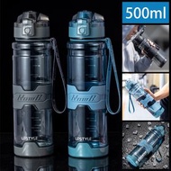 (藍色) UPSTYLE Tritan材料 No.UPKZ-TR8056 500ml 健身運動水直飲款便攜運動止滑水壺   大容量水杯