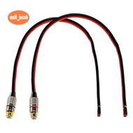 Speaker Wire 14 AWG with Phono  Female Jack, 2 Channels