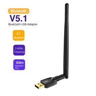 EDUP 150M Bluetooth Adapter USB Bluetooth 5.1 Dongle Transmitter Receiver for Windows 11/10/8 Wireless Mouse Adaptador