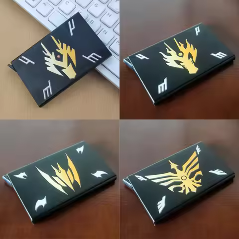 Kamen Rider Credit Card Holder Protection Aluminum Metal Box Cardholder Case Minimalist Wallets Meta
