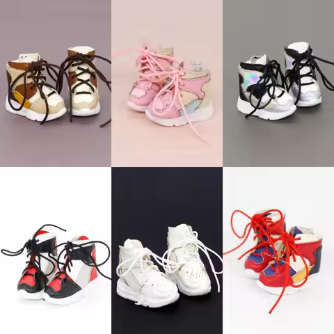 Blythe OB24 OB11 color blocked sports shoes GSC solid BJD baby cloth Molly baby shoes basketball sho