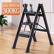 【SG Seller】2/3/4 Step Ladder Step Foldable Ladder Household Ladders Carbon steel Ladder Step White f