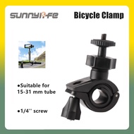 SUNNYLIFE Bike Camera Mount Bicycle Clamp for DJI Osmo Mobile 3 OM 4 / 5 Osmo Pocket 2 GoPro Hero 9 Action Camera Accessories