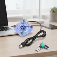 50mm DC5V USB Connector Dual Ball Bearing Quiet Cooling Fan for DIY Router Game TV Box Power Supply 