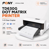 PONY Dot Matrix Printer TD630Gplus 1+5 Carbon Copy USB Bluetooth WiFi
