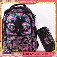 Original Smiggle bagpack for primary school black cat bag sekolah rendah smiggle ready stock