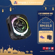 Amgras IceWorld Pro 2 Phone Cooler  Mute Magnetic/Clip-on Cooling Fan With RGB Lights For Gaming  Li