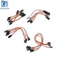 [Gazechimp] 5 Pieces Male To Female Servo Extension Lead Cable 3 Pin Futaba JR Connector