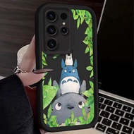 Cute Cartoon T-Totoro Phone Case For Samsung Galaxy S24 S25 S23 Ultra S22 S21 Plus FE A36 A56 A26 A1