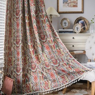 Su Fringe Bo Curtain Le Country Xiuxuan Curtain Beige Color Bedroom Piaoxi Asian Finished Product Wi