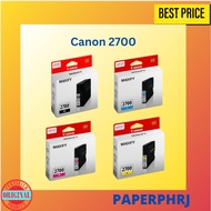 Canon PGI-2700 2700 / PGI-2700XL Black Cyan Magenta Yellow Ink Cartridge Original