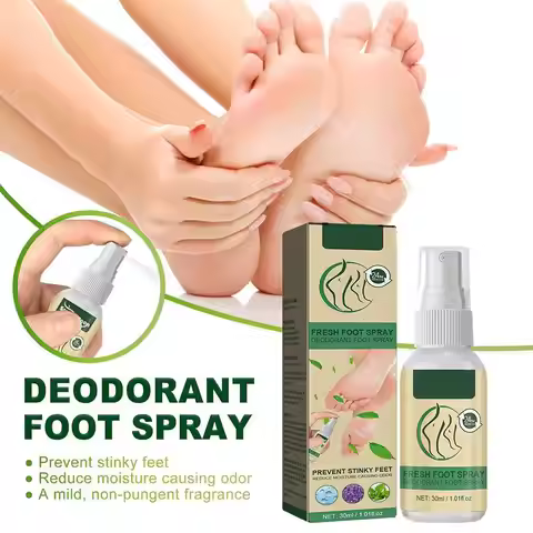 Fresh Foot Deodorant Spray Foot Spray Shoe Odor Remover For Sweaty Feet Natural Shoe Deodorizer And 
