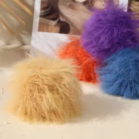 50g fluffy yarn Long Plush Yarn Crochet Knitting Puffy Yarn Needlework Fancy Knit Sweater Gloves Hat