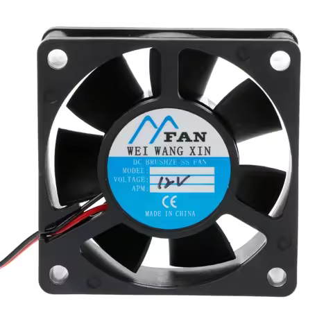 60mm*60mm*20mm DC 12V 2-Pin Cooler Brushless Axial PC CPU Case Cooling Fan 6020