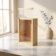 Wooden Sliding Box Acrylic Wooden Souvenir Box 15x30 15 x30