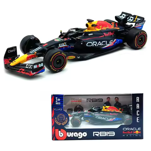 New In Stock Bburago 1:43 United States Red Bull Rb19 Austin Gp Alloy Miniature Red Bull Rb19 F1 Die