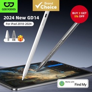 Goojodoq GD14 Stylus Custom Program Find Pen for iPad Gen 10/9 Air4/5/6 Pro 11/12.0/13 2018-2024  Pr