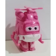 READY STOCK AND FAST DELIVERY SUPER WING DIZZY TRANSFORM TO PLANE (2 IN 1) FOR KIDS PLAYING FUN