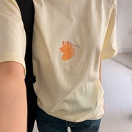 Blooming Cat-Design C (Unisex)- 240gsm Tshirt / 280gsm Tshirt