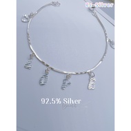 Silver 925 (H04) Love Letter Bracelet / Love Letter Bracelet