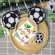 ESPO 3 Pcs Set Football Earrings, World Cup Themed 2026 Edition Football Headband, Headband Earrings