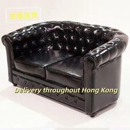 ✅ A&0385美式單人雙人三人沙發 奶茶酒吧服裝門店歐式沙發椅 美式梳化 門店 服裝店休息椅 復古辦公室sofa