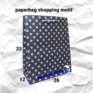 Polka fashion paper bag (26x12x33)