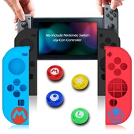 Silicone Joy Con Cover for Nintendo Switch Anti Slip Rubber Skin Case Protective Thumb Grip Caps for Nintendo Switch Controller