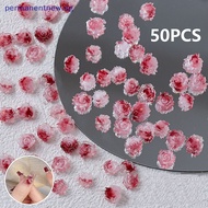 [pesg] 50PCS 3D Resin Flowers Nail Art Ch Accessories Rose Camellia Nail Decor DIY Nails Decoration Materials Manicure Salon Supply [sg]