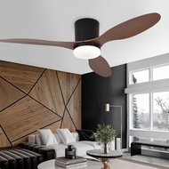 25/42/52in Smart Electric Ceiling Fan Light Household Stepless Dimming LED Lighting Fan DC Motor Sil