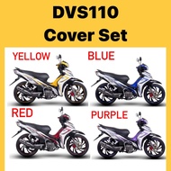 DEMAK DVS COVER SET (OE) ORIGINAL // DVS110 DVS 110 COLOUR COLOR PART BODY COVER SET COVERSET [ RED 