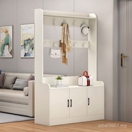Multifunctional Large Capacity Shoe Changing Stool Shoe Rack Doorway with Cabinet Hanger Entrance Co
