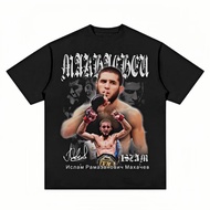Islam Makhachev UFC Graphic T-Shirt for Men Oversized Cotton Streetwear Dynamic Roomy Fit Bold State