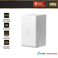 MERCUSYS Sim Card Router Model MB110-4G 300 Mbps Wireless N 4G LTE Up To 32 Units For 1 Year