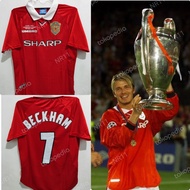 Jersey Retro MU Juara Liga Champions 1999 Beckham