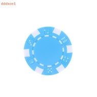 [dddxce1] 10 Pcs ABS Plastic Poker Chips Casino Texas Hold'em Poker Metal Coins 11.5g Chips Poker Ga