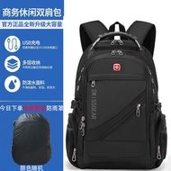 AT/👜Swiss Army Knife Backpack Men's Large Capacity Travel Computer Backpack Women's Fashion Fashion Casual Junior High S