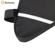 [Perfeclan] 3x Waterproof Bike Frame Bag Pouch Equipment Front Frame Oxford Cloth Tube Pouch for Cards Outdoor Activities Road Bike