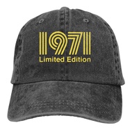 No. 1 In Sales Cap 1971 Limited Edition Gold Text Top Quality Cotton Baseball Cap
