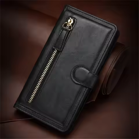 A52 Leather Zipper Flip Wallet Case For Samsung A52 4G 5G Cover For Samsung Galaxy A72 A52S 5G Galax