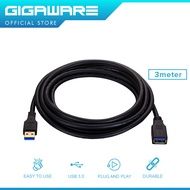 Gigaware USB Extension Cable USB 3.0 0.5M | 1.0M | 1.5M | 3.0M Cable For TV PS4 Xbox SSD 5GB USB3.0 Extender Data Cord Male to Female