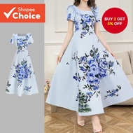 Casual Christmas/party Dress Flowers Ruffle Spring/summer Dress for Women L150ED610